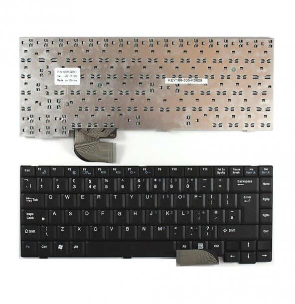 Fujitsu Siemens Amilo A1640, A1645, A1645G, M1405, M1424, M1425 Notebook Klavyesi K021329K1