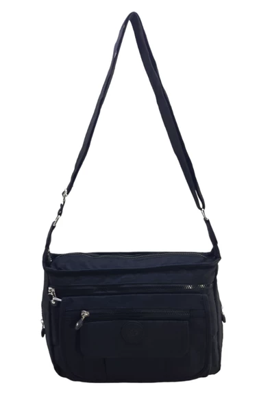 Klinkır Postacı Kadın Omuz Çantası Çok Cepli Hafif Kumaş Yağmur Geçirmez Bayan Çanta - Resim 3