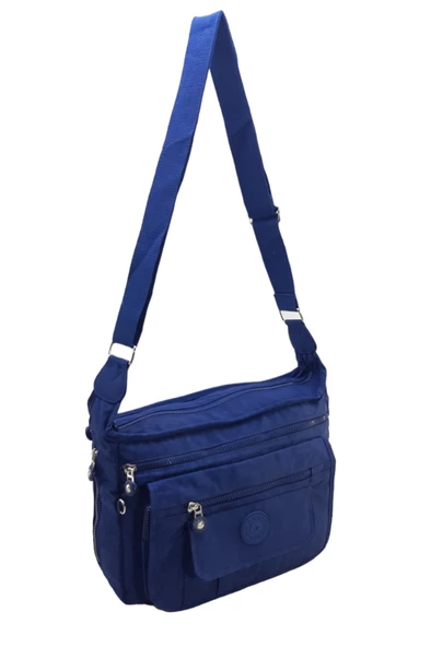 Klinkır Postacı Kadın Omuz Çantası Çok Cepli Hafif Kumaş Yağmur Geçirmez Bayan Çanta - Resim 10