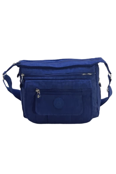 Klinkır Postacı Kadın Omuz Çantası Çok Cepli Hafif Kumaş Yağmur Geçirmez Bayan Çanta - Resim 11