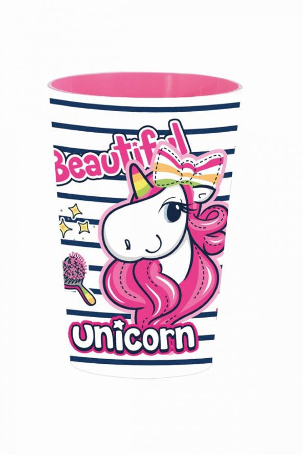 Herevin 340 cc Desenli Bardak Unicorn