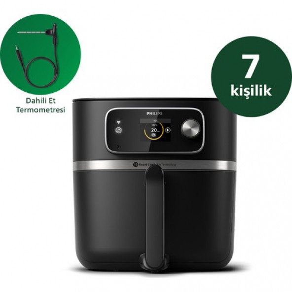 Philips Airfryer HD9880/90 7000 Serisi Combi XXL Connected 8.3 lt Yağsız Fritöz - outlet