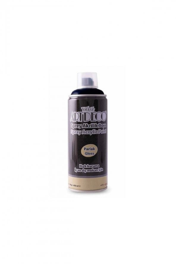 ARTDECO AKRİLİK SPREY BOYA 400 ML SİYAH