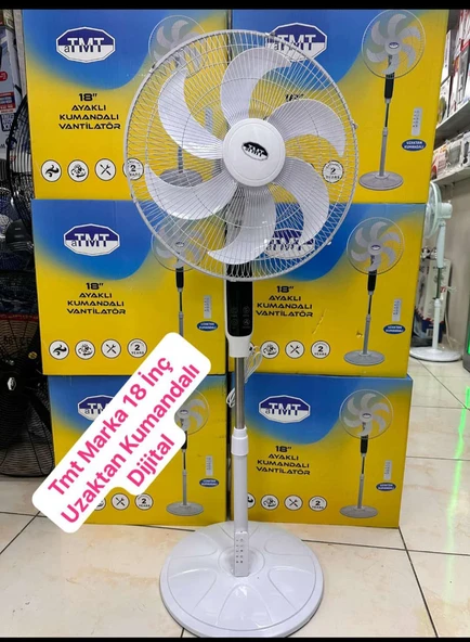vantilatör  18 inc kumandalı model kuvvetli, model