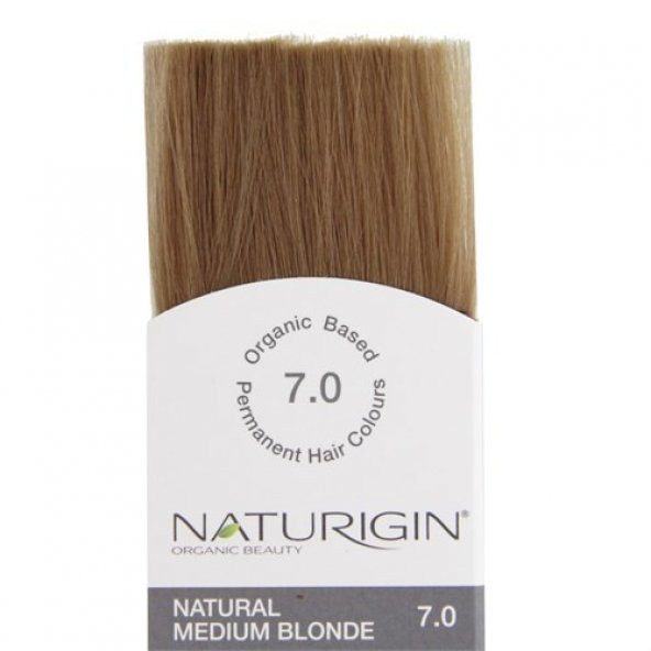 Naturigin Organik İçerikli Saç Boyası Doğal Orta Sarı 7.0