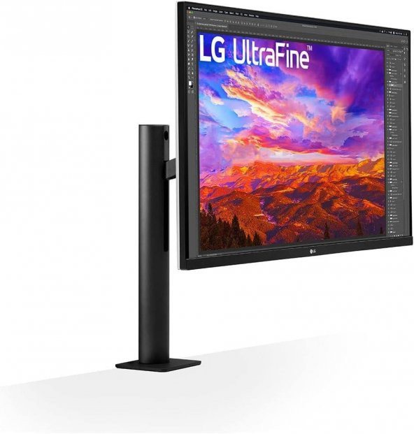 LG UltraFine 32UN88AP-W 32" 5 ms 4K FreeSync Type-C Pivot IPS Monitör - OUTLET - 1