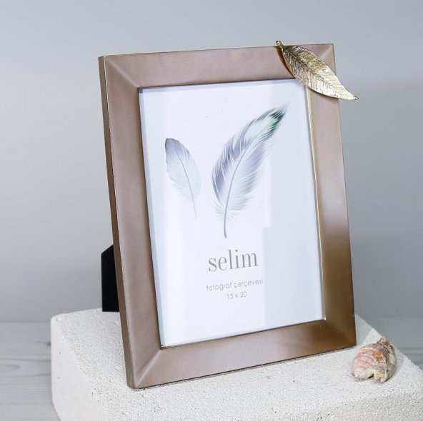 Crearthome 15x20 Yapraklı Çerçeve Vizon Altın SCRV 124VZN85RS - 3