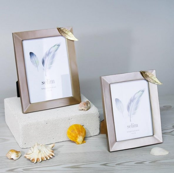 Crearthome 15x20 Yapraklı Çerçeve Vizon Altın SCRV 124VZN85RS - 4