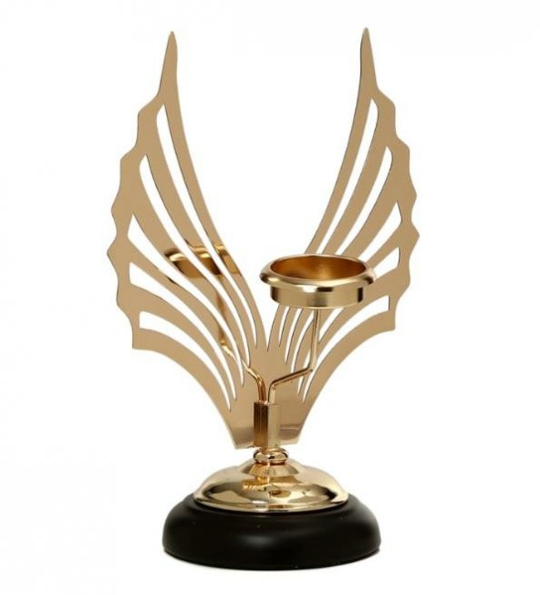 Crearthome Pegasus Gold Mumluk 21x14x30 cm AK.JE0085