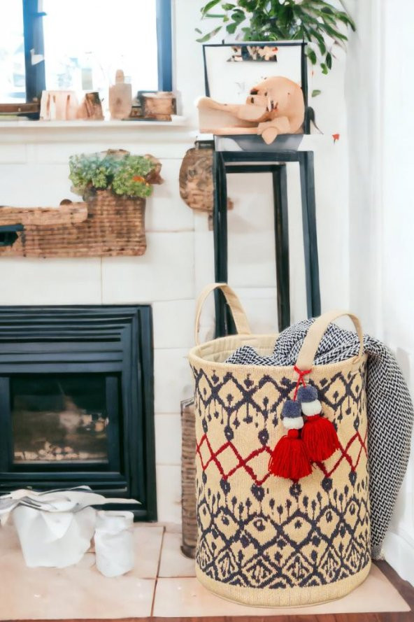 Saklama Kutusu Dolap İçi Düzenleyici Sepet Organizer Çamaşır Sepeti Oyuncak Organizeri Kutuları - 6