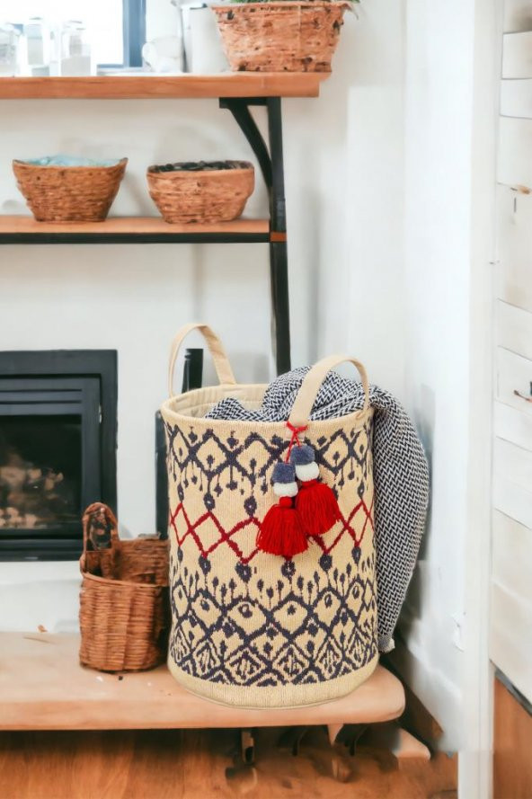 Saklama Kutusu Dolap İçi Düzenleyici Sepet Organizer Çamaşır Sepeti Oyuncak Organizeri Kutuları - 7