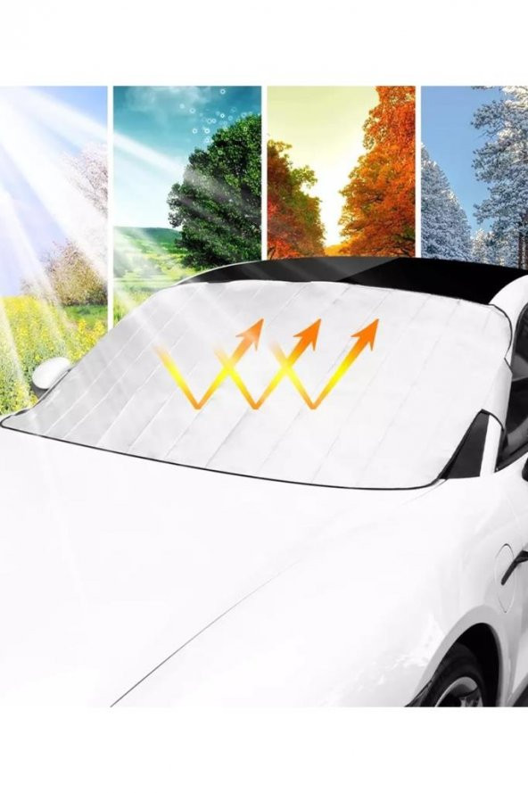 Araba Ön Cam Güneşlik Kar Buz Önleyici Oto Branda Araç Oto Güneşlik Güneş Koruyucu Araba Perdesi