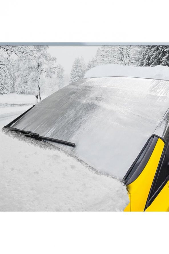 Araba Ön Cam Güneşlik Kar Buz Önleyici Oto Branda Araç Oto Güneşlik Güneş Koruyucu Araba Perdesi - 3