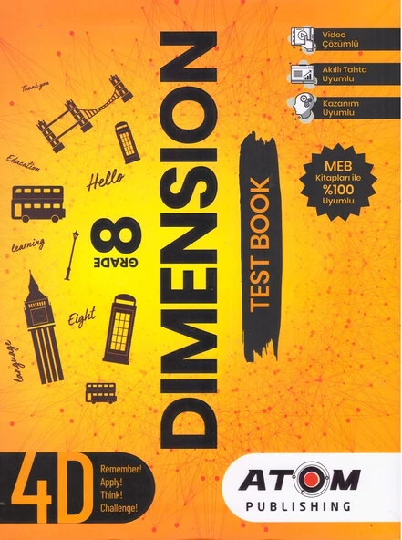 ATOM 8.SINIF DIMENSION TEST BOOK