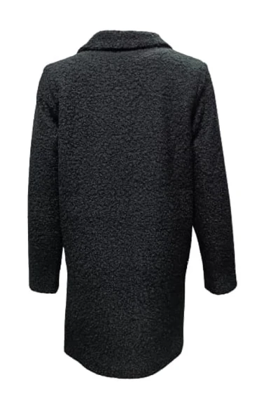 Kaside K3401 Kadın Buklet Kısa Kaşe Kaban - Resim 3