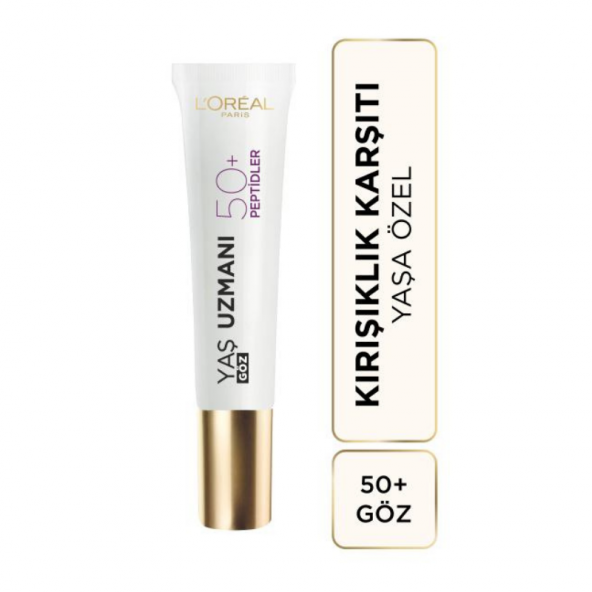 Loreal Paris Yaş Uzmanı 50+ Kırışıklık Karşıtı Yenileyici Göz Kremi 15 ml