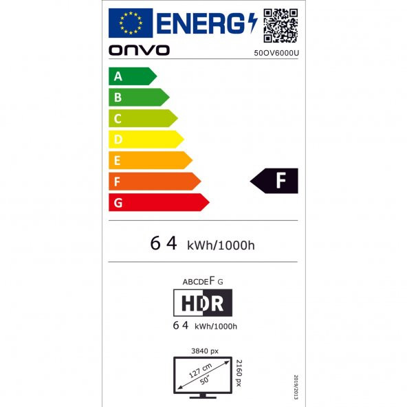 Onvo 50OV6000U 50" 127 Ekran Uydu Alıcılı 4K Ultra HD Android Smart LED TV - 2