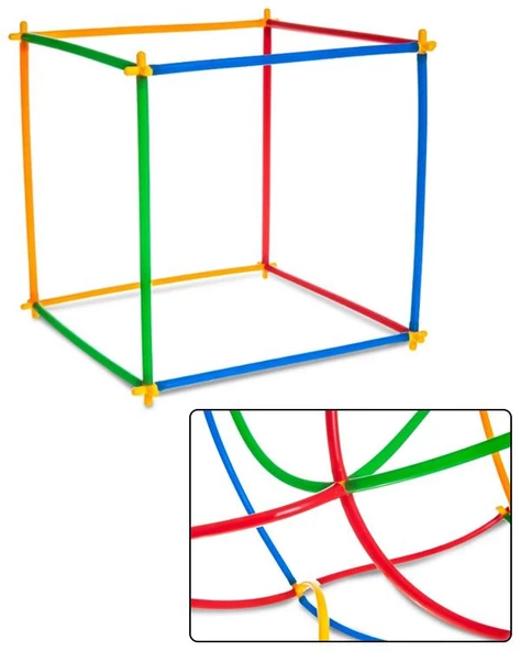 Bubu Bambu Çubuklar 300 Parça BC0001 - 3