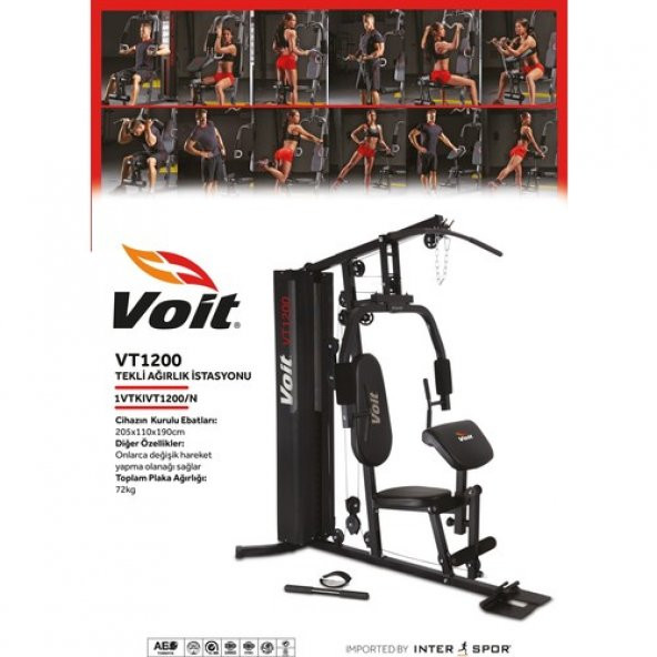 Voit VT1200 Ağırlık Istasyonu Homegym 2023 - 5
