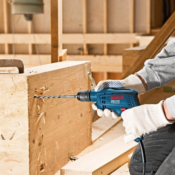 Bosch Professional GBM 10 RE Elektrikli Darbesiz Matkap 600W-0601473600 - 1