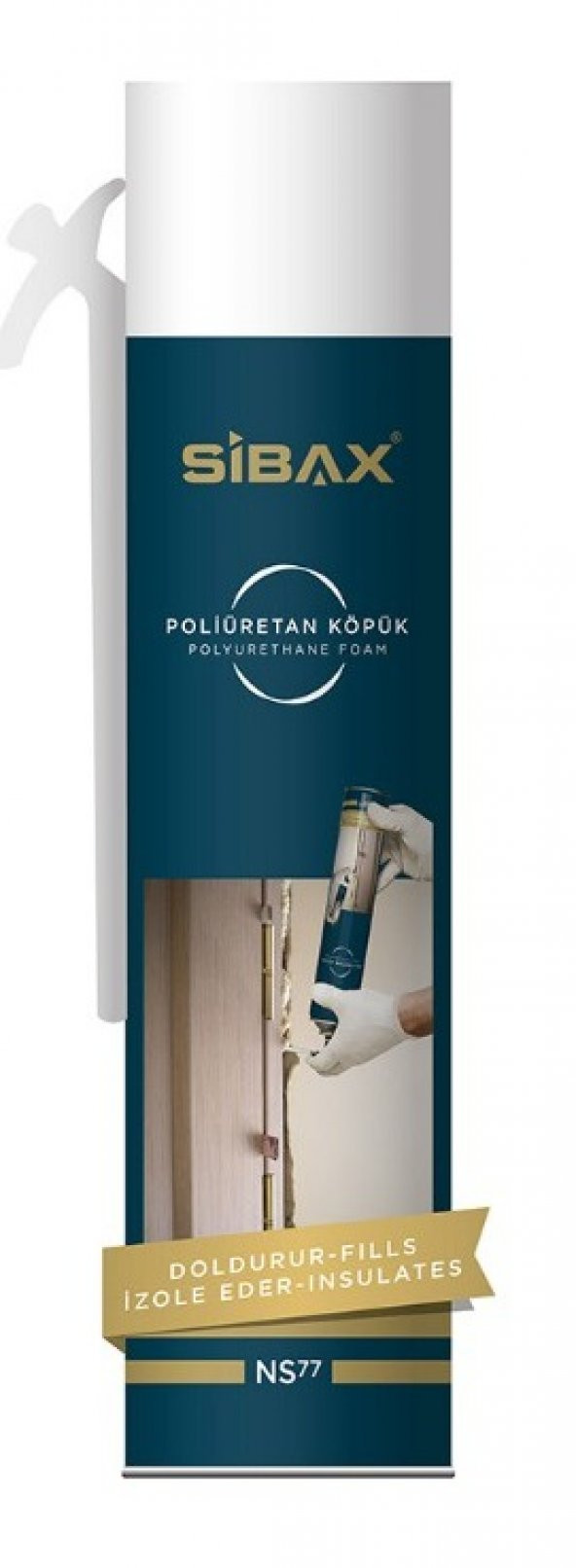 Sibax Poliüretan Köpük 845gr Tam Dolum Pipetli - 1