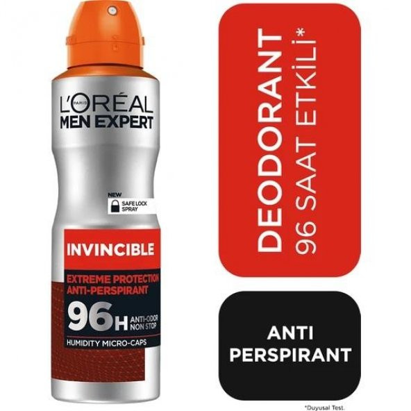 Loreal Men Invıncıble Yüksek Koruma Deodorant 150 Ml