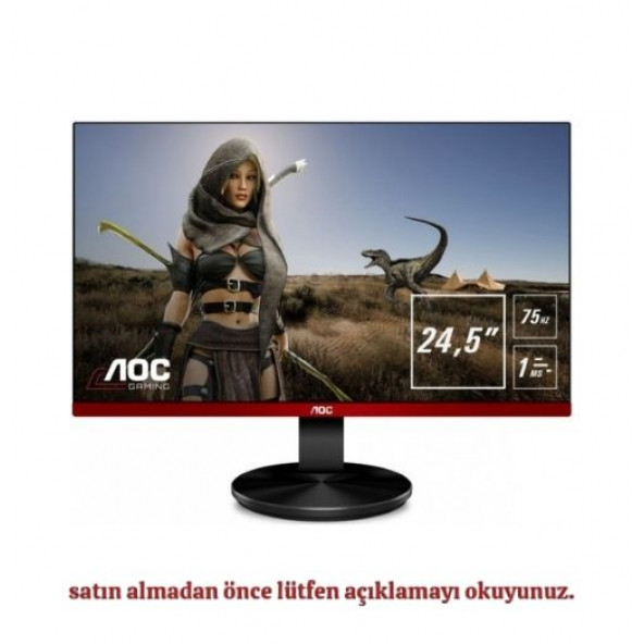 AOC G2590VXQ 24.5" 75Hz 1ms (Analog+HDMI+Display) FreeSync Full HD Oyuncu Monitörü
