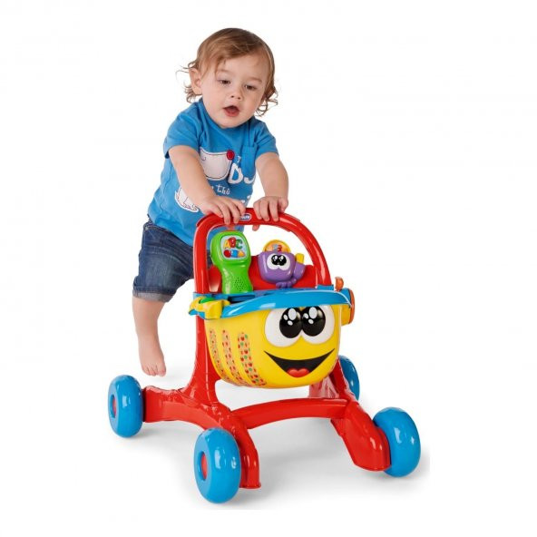 Chicco Mutlu Alışveriş İlk Adımlar Yürüteci - 4ü bir arada İngilizce + Türkçe Aktiviteli - 1