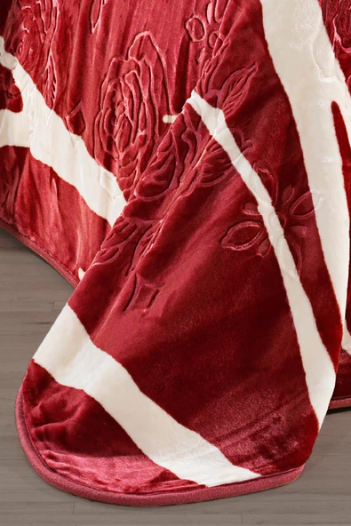 4 Kg Battaniye Supersoft Embos Kalın Yumuşak Peluş Çift Kişilik Yumoş Kabartma 220x240 cm Devin - 3