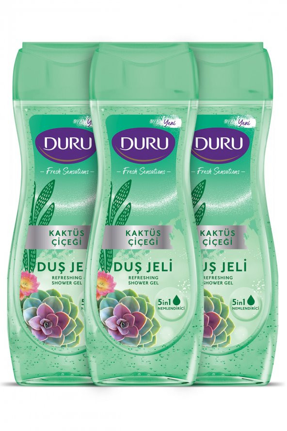 Duru Fresh Sensations Kaktüs Çiçeği Duş Jeli 3x450ml