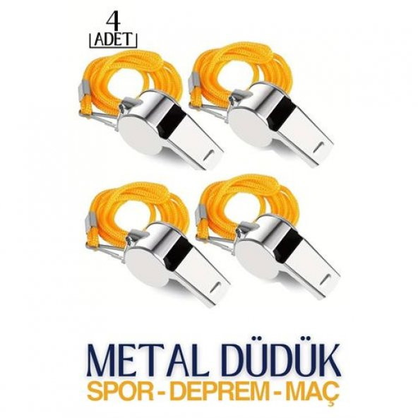 Tekno-Firsat 40+16 Metal Spor ve Deprem Düdüğü Sigefriedo Design 718898