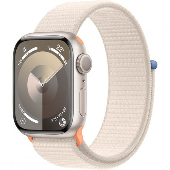 Apple Watch Seri 9 Gps 41MM Yıldız Işığı Alüminyum Kasa Spor Loop MR8V3TU/A
