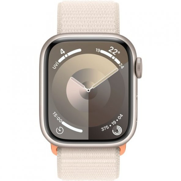 Apple Watch Seri 9 Gps 41MM Yıldız Işığı Alüminyum Kasa Spor Loop MR8V3TU/A - 2