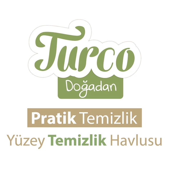 Turco Doğadan Pratik Yüzey Temizlik Havlusu 4x100 (400 Yaprak) - 5