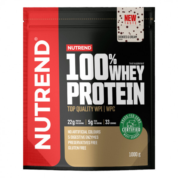 Nutrend Whey Protein Tozu 1000 gr Cookies & Cream Aromalı - HIZLI ÜCRETSİZ KARGO