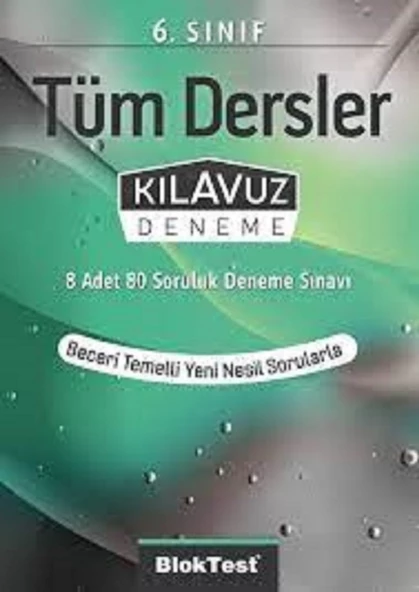 6.Sınıf Tüm Dersler Kılavuz Deneme Blok Test Yayınları