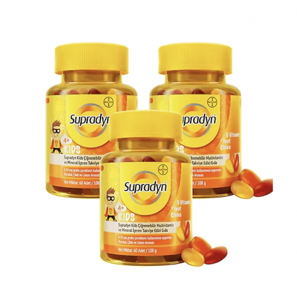 Supradyn Kids 60 Tablet 3 Adet