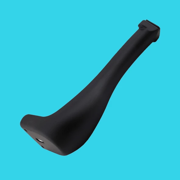 Masa Puf Tabure Tv Ünitesi Konsol Koltuk Ayağı Mobilya Ayakları Ayağı Metal Ayakları 20 Cm Siyah - Resim 6