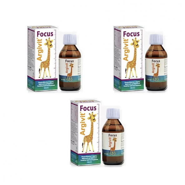 Argivit Focus Şurup 150 ml 3 Adet