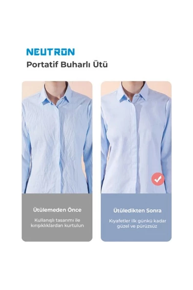Portatif Buharlı Kırışık Giderici Dikey Ütü Yeşil - 4