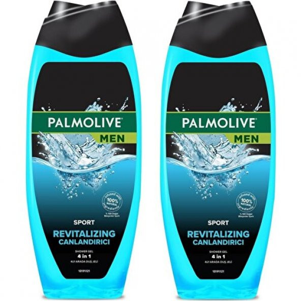 Palmolive Men Sport 4 Ü 1 Arada Canlandırıcı Duş Jeli 500 ml 2 Adet