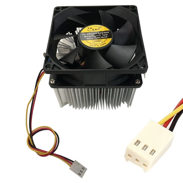 Am3 işlemci fanı amd am4 3 pinli soğutuculu amd işlemci fanı - Resim 3