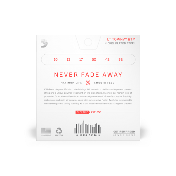 DADDARIO XSE1052 ELEKTRO GİTAR TEL SETİ, XS, 10-52 , SUP HEAVY - 2