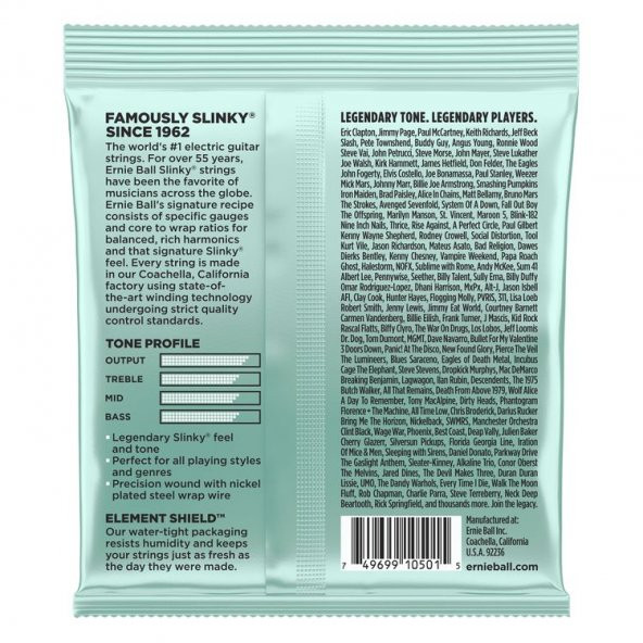 ERNIEBALL P02211 - Mondo Slinky Nickel Wound 10.5-52 Elektro Gitar Teli - 2