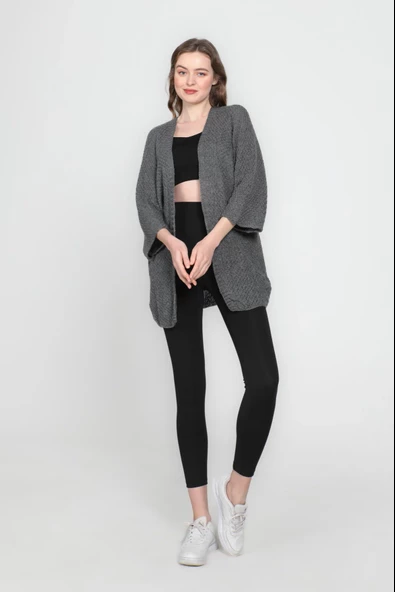 Yarasa Kol Mevsimlik Hırka - 9