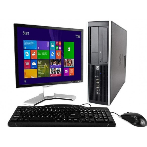 HP 8300 ELİTE İ5 3470 3.20 GHZ İŞLEMCİ 8 GB RAM 240 SSD USB WİFİ 19'' MONİTÖR YENİLENMİŞ TAKIM BİLGİSAYAR