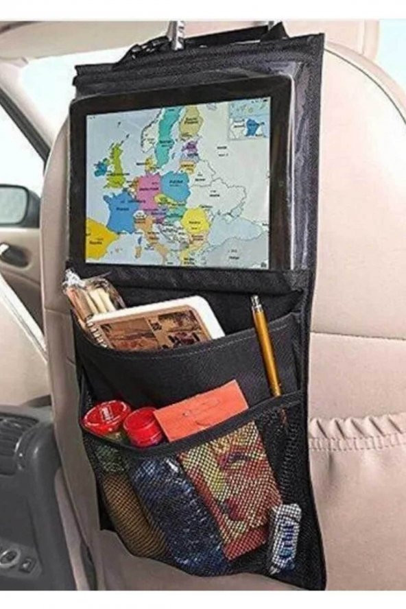 RevuBaby Koltuk Arkası TELEFON & TABLET & İPAD TUTUCU Araba Eşya Düzenleyici Organizer Kılıf - 3
