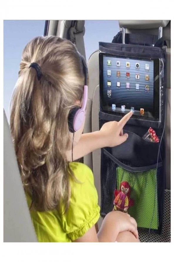 RevuBaby Koltuk Arkası Tablet Telefon Tutucu Araba Eşya Düzenleyici Organizer Kılıf Oto Araç Ipad tutucu - 3