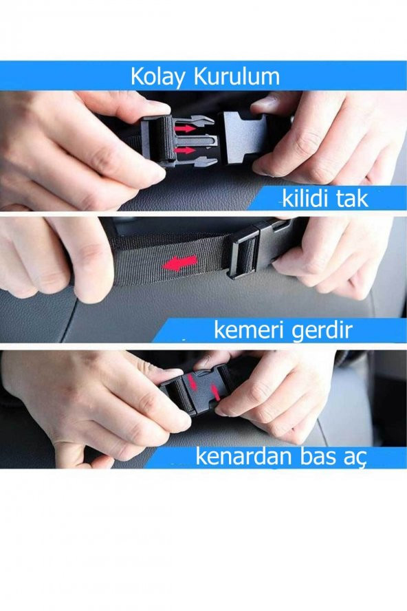 RevuBaby Araba Bagaj Düzenleyici Organizer Çanta Oto Koltuk Arkası Fileli Araba Bagaj Düzenleyici 8 Cepli - 4