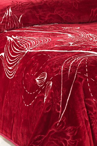 4 Kg Battaniye Supersoft Embos Kalın Yumuşak Peluş Çift Kişilik Yumoş Kabartma 220x240 cm Elite - 4